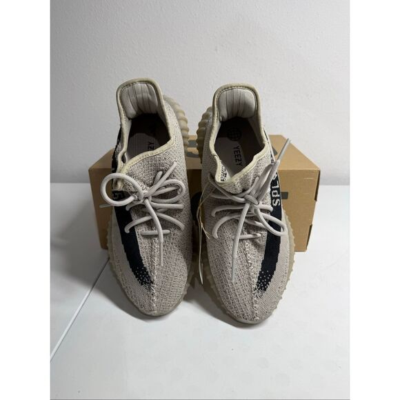 NWT Adidas Yeezy Boost 350 V2 Slate Size 9 Men’s Original Box Beige Black main image 5